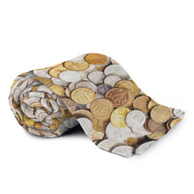 Плед 3D с принтом Российские монетки в Тюмени, 100% полиэстер | закругленные углы, все края обработаны. Ткань не мнется и не растягивается | money | валюта | деньги | копейка | лавэ | мелочёвка | мелочь | монетки | монеты | россия | рубль | филки