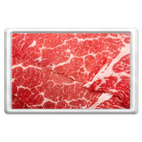 Магнит 45*70 с принтом Кусок мяса в Тюмени, Пластик | Размер: 78*52 мм; Размер печати: 70*45 | Тематика изображения на принте: баранина | бекон | белок | говядина | еда | жилы | кровь | кусок | мощь | мышцы | мясо | нарезка | отбивная | пища | протеин | свинина | сила | телятина | туша | филе | хрящи
