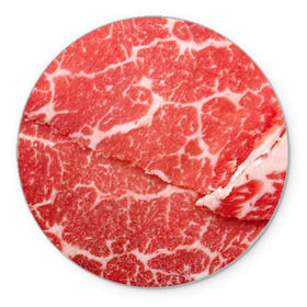 Коврик круглый с принтом Кусок мяса в Тюмени, резина и полиэстер | круглая форма, изображение наносится на всю лицевую часть | баранина | бекон | белок | говядина | еда | жилы | кровь | кусок | мощь | мышцы | мясо | нарезка | отбивная | пища | протеин | свинина | сила | телятина | туша | филе | хрящи
