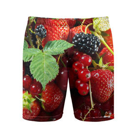 Мужские шорты 3D спортивные с принтом Любимые ягоды в Тюмени,  |  | Тематика изображения на принте: вкусно | голубика | дача | деревня | ежевика | зелень | клубника | малина | огород | полезно | сад | смородина | сок | фрукты | черника | шиповник | ягоды