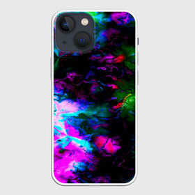 Чехол для iPhone 13 mini с принтом Цветные волны в Тюмени,  |  | абстракция | иллюзии | краска | текстуры | цветные