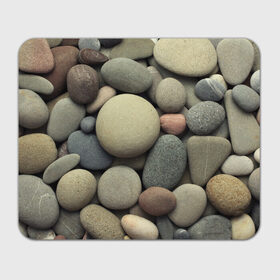 Коврик прямоугольный с принтом Морская галька в Тюмени, натуральный каучук | размер 230 х 185 мм; запечатка лицевой стороны | Тематика изображения на принте: водоём | галька | камешки | камни | море | океан | отдых | отпуск | песок | пляж