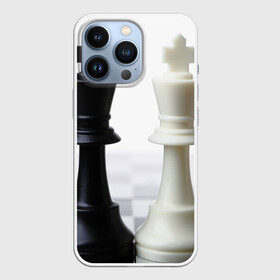 Чехол для iPhone 13 Pro с принтом Шахматы в Тюмени,  |  | белая | черная | шахматы