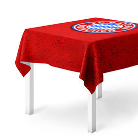 Скатерть 3D с принтом Бавария лого в Тюмени, 100% полиэстер (ткань не мнется и не растягивается) | Размер: 150*150 см | bayern | munchen | бавария | мюнхен | фк | фк бавария | футбол