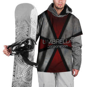 Накидка на куртку 3D с принтом Umbrella corps в Тюмени, 100% полиэстер |  | resident evil | вирус | зомби