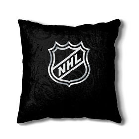Подушка 3D с принтом NHL в Тюмени, наволочка – 100% полиэстер, наполнитель – холлофайбер (легкий наполнитель, не вызывает аллергию). | состоит из подушки и наволочки. Наволочка на молнии, легко снимается для стирки | nhl | канада | спорт | хоккей | хоккейная лига