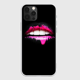 Чехол для iPhone 12 Pro Max с принтом Губы в краске в Тюмени, Силикон |  | fashion | арт | гламур | губы | девушкам | дерзость | дизайн | зубы | искусство | клуб | краска | крутость | мода | пафос | тусовка