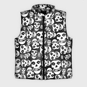 Мужской жилет утепленный 3D с принтом Misfits в Тюмени,  |  | misfits | skull | swag | группа | рок | сваг | свег | свэг | череп