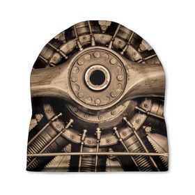 Шапка 3D с принтом Пропеллер в Тюмени, 100% полиэстер | универсальный размер, печать по всей поверхности изделия | ввс | винт | двигатель | пропеллер | ретро | самолет