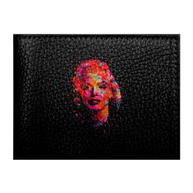 Обложка для студенческого билета с принтом Marilyn Monroe Art в Тюмени, натуральная кожа | Размер: 11*8 см; Печать на всей внешней стороне | art | marilyn monroe | живопись | искусство | мэрилин монро