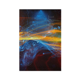 Обложка для паспорта матовая кожа с принтом Свет в Тюмени, натуральная матовая кожа | размер 19,3 х 13,7 см; прозрачные пластиковые крепления | абстракция | арт | новая | свет | текстуры | цветная