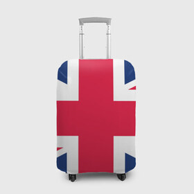 Чехол для чемодана 3D с принтом Великобритания в Тюмени, 86% полиэфир, 14% спандекс | двустороннее нанесение принта, прорези для ручек и колес | англия | британия