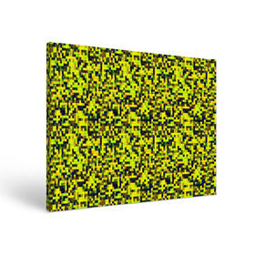 Холст прямоугольный с принтом Пиксели в Тюмени, 100% ПВХ |  | кубики | пиксели | текстуры