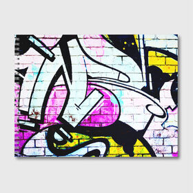 Альбом для рисования с принтом Абстрактный в Тюмени, 100% бумага
 | матовая бумага, плотность 200 мг. | граффити | искусство