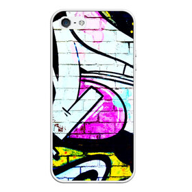Чехол для iPhone 5/5S матовый с принтом Абстрактный в Тюмени, Силикон | Область печати: задняя сторона чехла, без боковых панелей | граффити | искусство