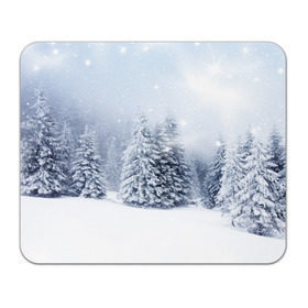 Коврик прямоугольный с принтом Зимняя пора в Тюмени, натуральный каучук | размер 230 х 185 мм; запечатка лицевой стороны | Тематика изображения на принте: вьюга | горы | зима | лес | метель | мороз | пейзаж | пурга | снег | снегопад | сосулька | стужа | сугроб | холод