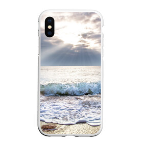 Чехол для iPhone XS Max матовый с принтом Закат в Тюмени, Силикон | Область печати: задняя сторона чехла, без боковых панелей | море | небо | океан | пейзаж | солнце