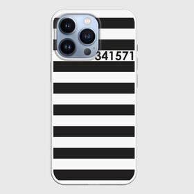 Чехол для iPhone 13 Pro с принтом Заключенный в Тюмени,  |  | заключенный | полосатый | тюремная форма | форма
