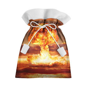 Подарочный 3D мешок с принтом Атомный взрыв в Тюмени, 100% полиэстер | Размер: 29*39 см | агрессия | атомный взрыв | водородная бомба | вспышка | гриб | огонь | пламя | ударная волна | уничтожение | урон | ядерный удар