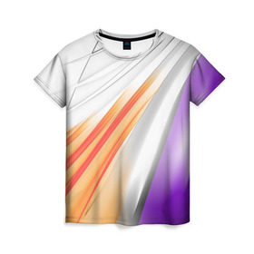 Женская футболка 3D с принтом Парус в Тюмени, 100% полиэфир ( синтетическое хлопкоподобное полотно) | прямой крой, круглый вырез горловины, длина до линии бедер | лето | море | отпуск | парус | яхта