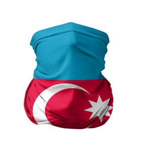 Бандана-труба 3D с принтом Азербайджан в Тюмени, 100% полиэстер, ткань с особыми свойствами — Activecool | плотность 150‒180 г/м2; хорошо тянется, но сохраняет форму | страна | флаг