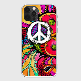 Чехол для iPhone 12 Pro Max с принтом Хиппи 2 в Тюмени, Силикон |  | Тематика изображения на принте: hippie | peace | пацифик | хиппи