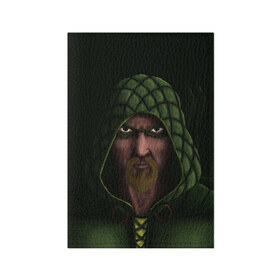 Обложка для паспорта матовая кожа с принтом Зеленая Стрела в Тюмени, натуральная матовая кожа | размер 19,3 х 13,7 см; прозрачные пластиковые крепления | arrow | green | зеленая | стрела