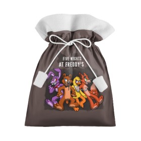 Подарочный 3D мешок с принтом Five Nights At Freddys в Тюмени, 100% полиэстер | Размер: 29*39 см | 5 ночей с фредди | 5 ночей с фреди | 5 ночей у фредди | 5 ночей у фреди | five nights at freddys | fnaf | фнаф | фредди | фреди