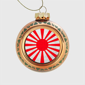 Стеклянный ёлочный шар с принтом Япония в Тюмени, Стекло | Диаметр: 80 мм | Тематика изображения на принте: country | japan | государство | страна | флаг | флаги | япония