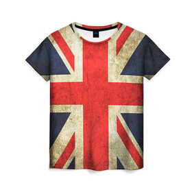 Женская футболка 3D с принтом Великобритания в Тюмени, 100% полиэфир ( синтетическое хлопкоподобное полотно) | прямой крой, круглый вырез горловины, длина до линии бедер | great britain | the united kingdom of great britain | британия | великая британия | великобритания | государство | соединённое королевство | страна | флаг | флаги