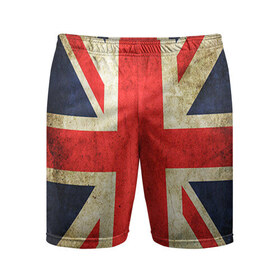 Мужские шорты 3D спортивные с принтом Великобритания в Тюмени,  |  | great britain | the united kingdom of great britain | британия | великая британия | великобритания | государство | соединённое королевство | страна | флаг | флаги