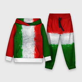 Детский костюм 3D (с толстовкой) с принтом Италия в Тюмени,  |  | country | italy | государство | италия | страна | флаг | флаги