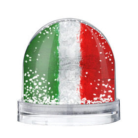 Снежный шар с принтом Италия в Тюмени, Пластик | Изображение внутри шара печатается на глянцевой фотобумаге с двух сторон | country | italy | государство | италия | страна | флаг | флаги