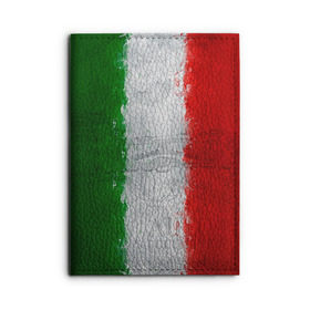 Обложка для автодокументов с принтом Италия в Тюмени, натуральная кожа |  размер 19,9*13 см; внутри 4 больших “конверта” для документов и один маленький отдел — туда идеально встанут права | country | italy | государство | италия | страна | флаг | флаги