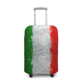 Чехол для чемодана 3D с принтом Италия в Тюмени, 86% полиэфир, 14% спандекс | двустороннее нанесение принта, прорези для ручек и колес | country | italy | государство | италия | страна | флаг | флаги