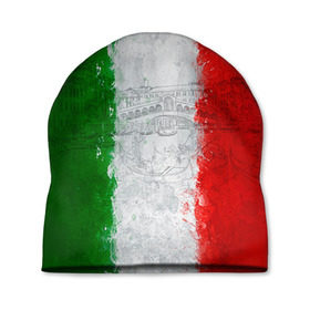 Шапка 3D с принтом Италия в Тюмени, 100% полиэстер | универсальный размер, печать по всей поверхности изделия | Тематика изображения на принте: country | italy | государство | италия | страна | флаг | флаги