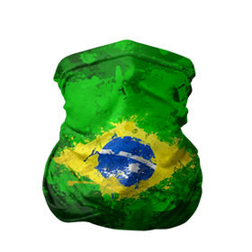 Бандана-труба 3D с принтом Бразилия в Тюмени, 100% полиэстер, ткань с особыми свойствами — Activecool | плотность 150‒180 г/м2; хорошо тянется, но сохраняет форму | brazil | country | бразилия | государство | страна | флаг | флаги