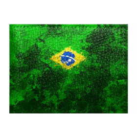 Обложка для студенческого билета с принтом Бразилия в Тюмени, натуральная кожа | Размер: 11*8 см; Печать на всей внешней стороне | Тематика изображения на принте: brazil | country | бразилия | государство | страна | флаг | флаги