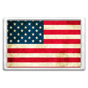 Магнит 45*70 с принтом США в Тюмени, Пластик | Размер: 78*52 мм; Размер печати: 70*45 | country | usa | америка | государство | соединённые штаты америки | страна | флаг | флаги | штаты
