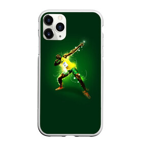 Чехол для iPhone 11 Pro матовый с принтом Usain Bolt в Тюмени, Силикон |  | атлетика | без | болт | легкая | спорт | усейн
