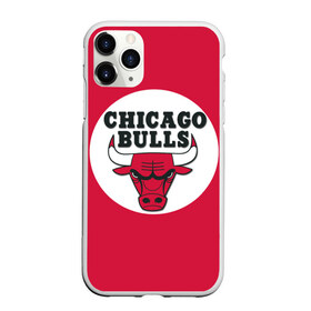 Чехол для iPhone 11 Pro матовый с принтом BULLS в Тюмени, Силикон |  | Тематика изображения на принте: chicago bulls | чикаго буллс