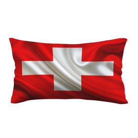 Подушка 3D антистресс с принтом Швейцария в Тюмени, наволочка — 100% полиэстер, наполнитель — вспененный полистирол | состоит из подушки и наволочки на молнии | альпы | гордость | флаг