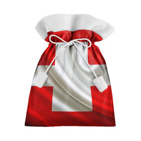 Подарочный 3D мешок с принтом Швейцария в Тюмени, 100% полиэстер | Размер: 29*39 см | Тематика изображения на принте: альпы | гордость | флаг