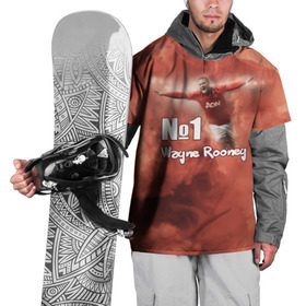 Накидка на куртку 3D с принтом Уэйн Руни в Тюмени, 100% полиэстер |  | Тематика изображения на принте: wayne rooney | англия | манчестер юнайтед | футбол