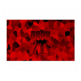 Бумага для упаковки 3D с принтом Doom classic 3 в Тюмени, пластик и полированная сталь | круглая форма, металлическое крепление в виде кольца | Тематика изображения на принте: 
