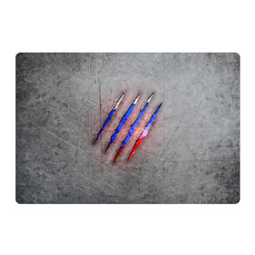 Магнитный плакат 3Х2 с принтом Русский изнутри в Тюмени, Полимерный материал с магнитным слоем | 6 деталей размером 9*9 см | patriot | russia | искры | металл | патриот | россия | русский | сталь | триколор | флаг | царапина
