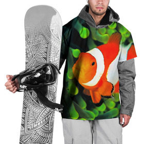 Накидка на куртку 3D с принтом Рыба клоун в Тюмени, 100% полиэстер |  | Тематика изображения на принте: клоун | коралл | немо | океан | цветная