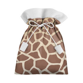 Подарочный 3D мешок с принтом Жираф в Тюмени, 100% полиэстер | Размер: 29*39 см | Тематика изображения на принте: animals | животные | жираф | зверь | полосы