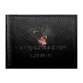Обложка для студенческого билета с принтом Чёрный кот в Тюмени, натуральная кожа | Размер: 11*8 см; Печать на всей внешней стороне | Тематика изображения на принте: киска | кот | кошка