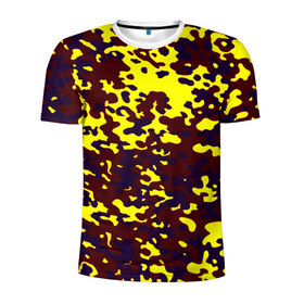 Мужская футболка 3D спортивная с принтом Полевой(пиксели) в Тюмени, 100% полиэстер с улучшенными характеристиками | приталенный силуэт, круглая горловина, широкие плечи, сужается к линии бедра | camo | камо | камуфляж | цветной | яркий